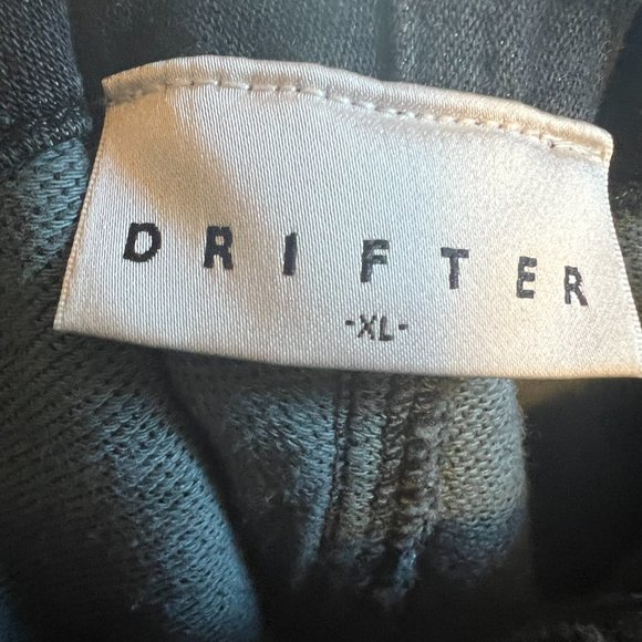 Black Drawstring Denim Look Wide-Leg Pant - Picture 2 of 3